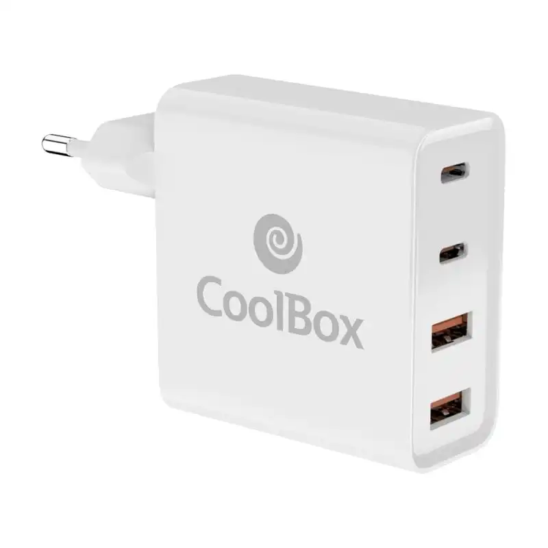 CoolBox COO-CUAC-100P Cargador Universal de Pared USB-C QC 3.0 100W Blanco