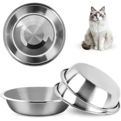 HausPets Comedero perros gatos acero inoxidable Elzle, apto lavavajillas - 3 piezas - HausPets - Comparador de precios