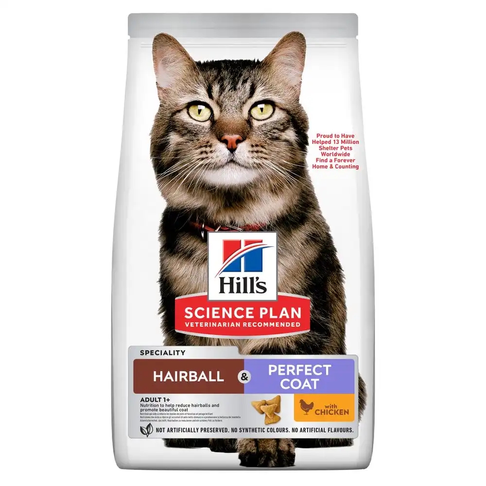 Hill's Science Plan Adult Hairball & Perfect Coat pollo - 3 kg - Hill's Science Plan - Comparador de precios