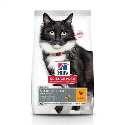 Hill's Science Plan Sterilised Cat Mature Adult 7+ pollo - 7 kg - Hill's Science Plan - Comparador de precios