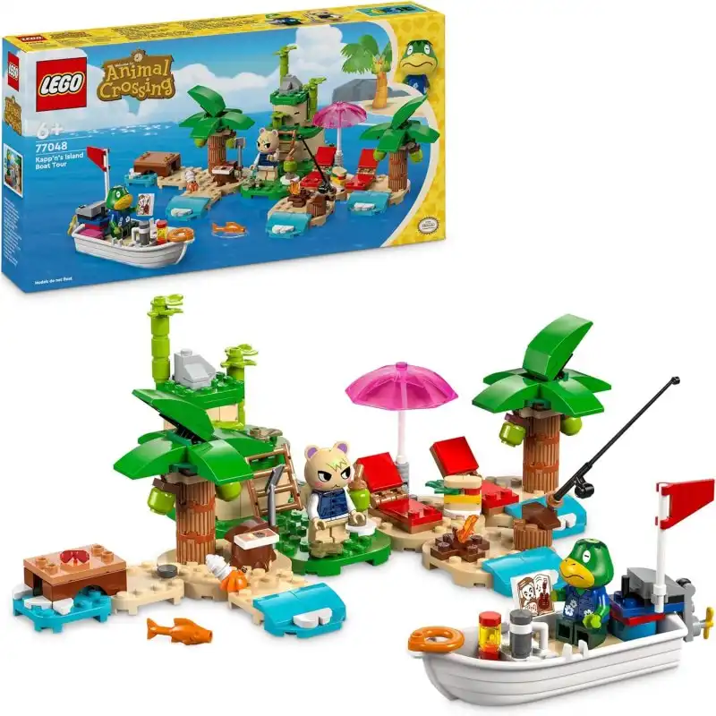 Lego Animal Crossing Paseo en Barca con el Capitán