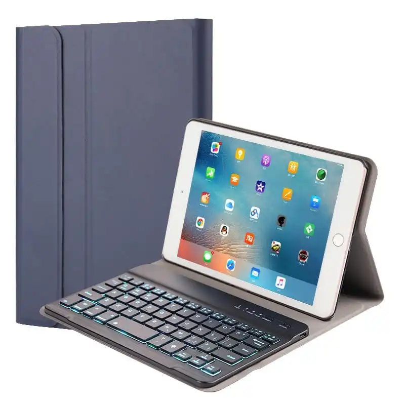 Royal Bailey 1027D Funda con Teclado Bluetooth para Ipad Mini1/2/3 Negro