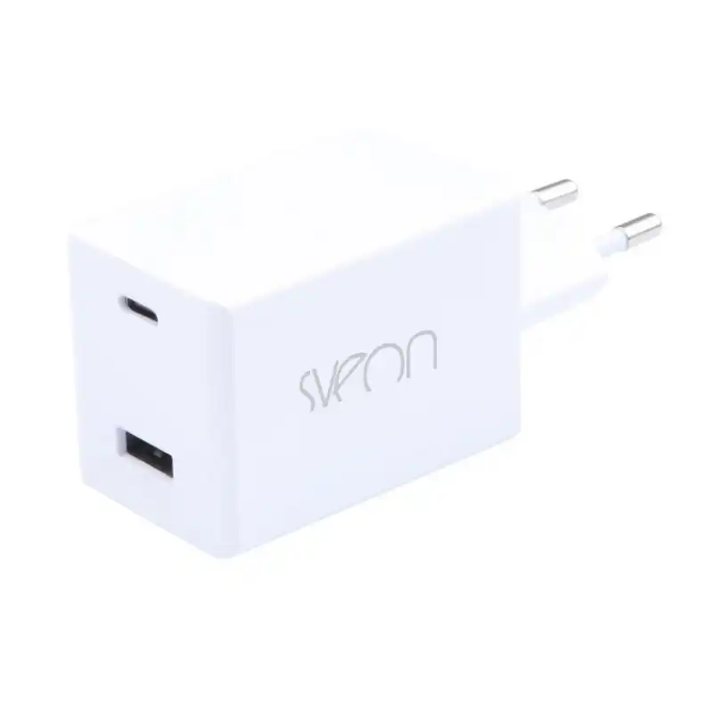 Sveon SAC248 Cargador Universal USB-C/USB-A 48W Blanco