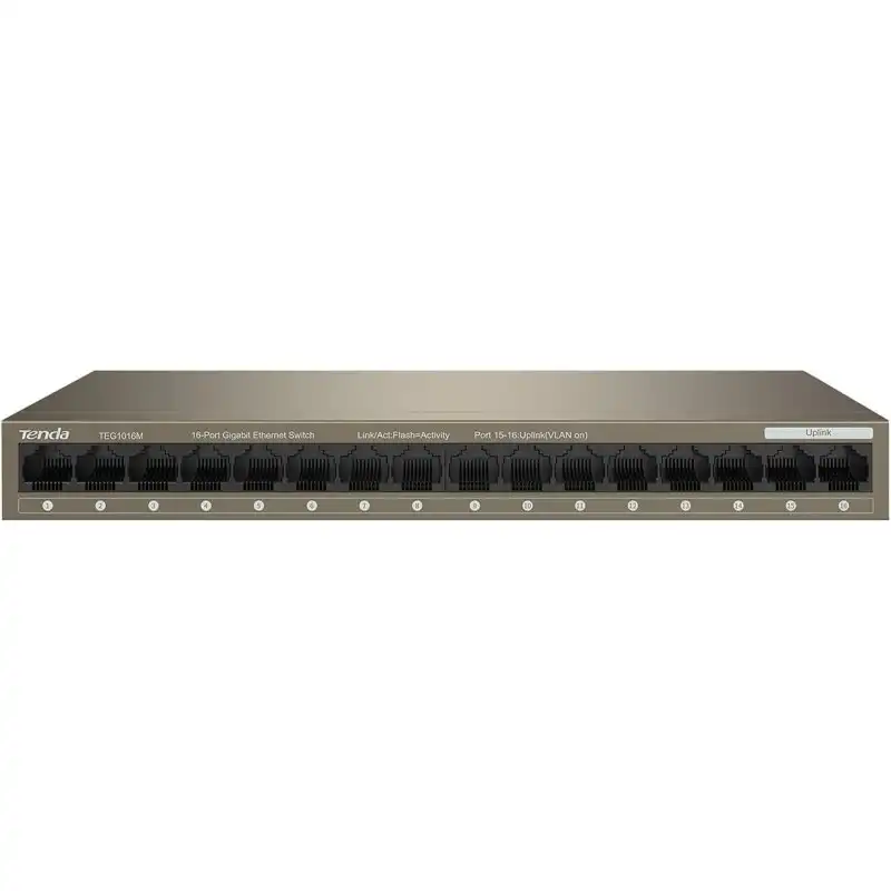 Tenda TEG1016M Switch Ethernet Gigabit 16 Puertos 10/100/1000Mbps