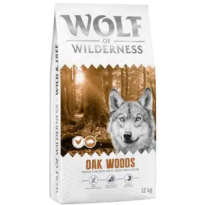 Wolf of Wilderness Adult «Oak Woods» jabalí, sin cereales - 12 kg - Receta nueva - Wolf of Wilderness - Comparador de precios