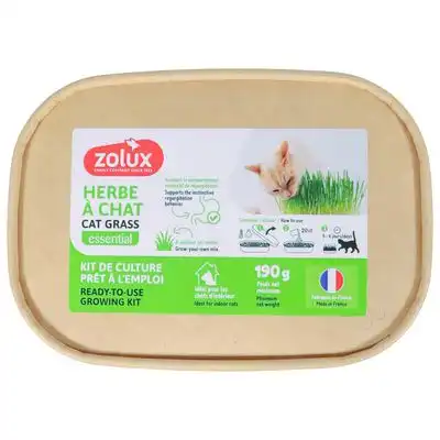 Zolux hierba para gatos - 17 x 12 x 4,5 cm (L x An x Al) - Zolux - Comparador de precios