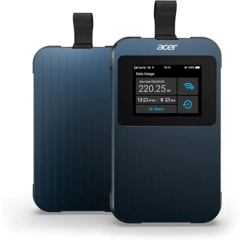 Acer Connect Enduro M3 Router 5G Mobile Hotspot, Router WiFi 6 Dual Band, 2.4" Táctil, NanoSim