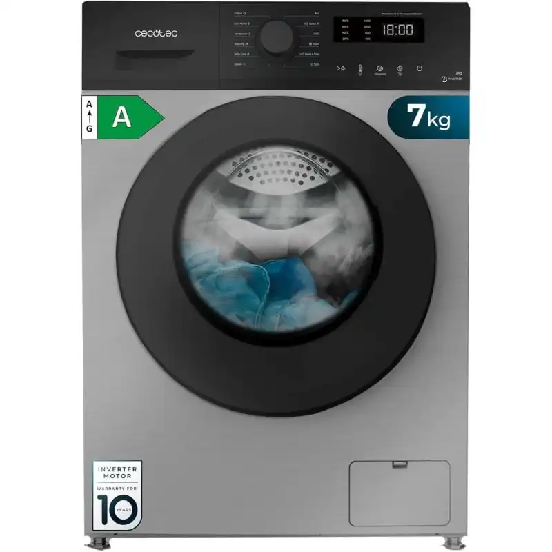 Cecotec Bolero DressCode 7150 Inverter Lavadora Carga Frontal 7Kg A Acero Inoxidable