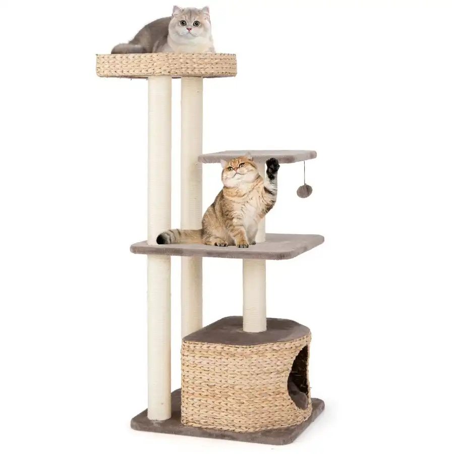 Costway Árbol para Gatos - 60 cm x 48 cm x 131 cm - COSTWAY - Comparador de precios