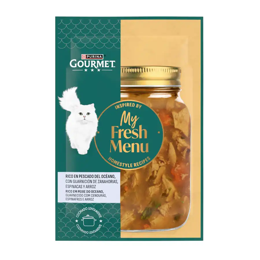 Gourmet My Fresh Menu Pescado del Océano sobres para gatos 75 g - Gourmet - Comparador de precios
