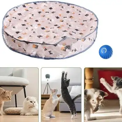 HausPets Alfombra de juegos universal para gatos, tres velocidades - 72 cm - HausPets - Comparador de precios