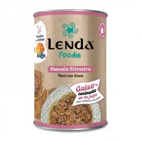Lenda Cazuela Silvestre Comida Húmeda para Perros con Pavo y Jabalí, 12x400gr - Lenda - Comparador de precios