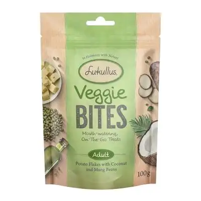 Lukullus Veggie Bites 100 g snacks para perros - 100 g - Lukullus - Comparador de precios