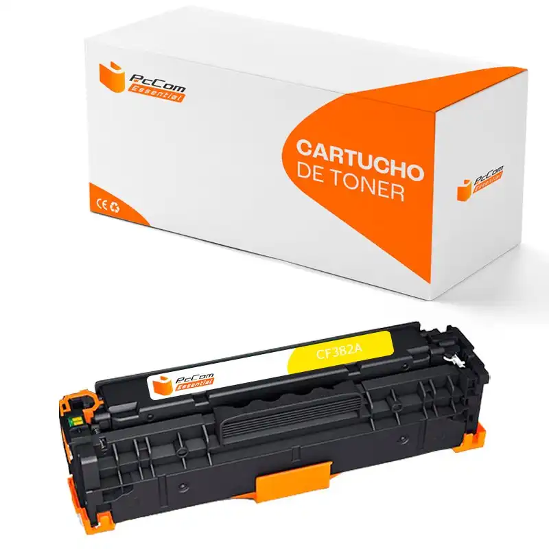 Pccom Essential Hp Cc532a/ce412a/cf382a Tóner Compatible Amarillo