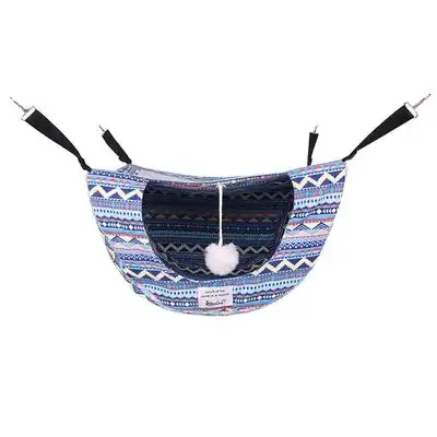 Qinhul Hamaca colgante para jaula de gato - azul - Qinhul - Comparador de precios