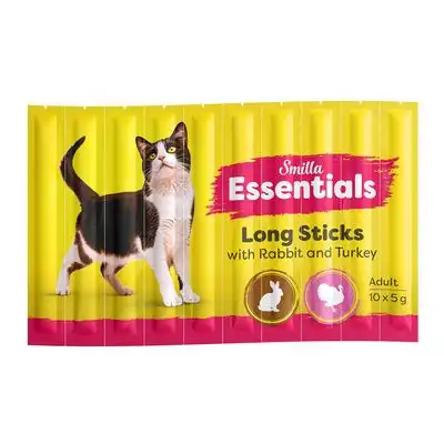 Smilla Essentials Sticks - Conejo y pavo (10 x 5 g) - Smilla - Comparador de precios