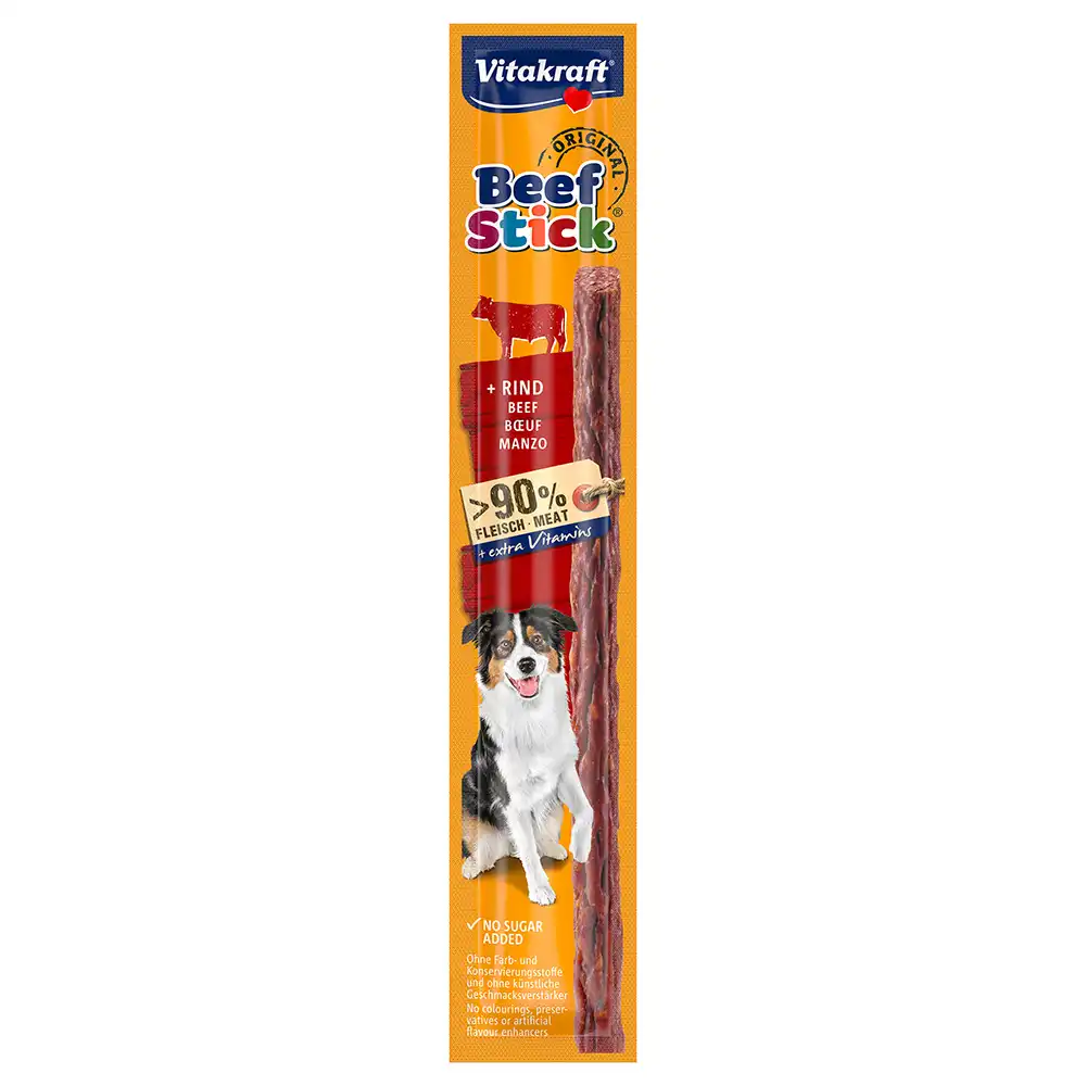 Snacks Vitakraft Beef Stick® para perros Vacuno - 25 x 12 g