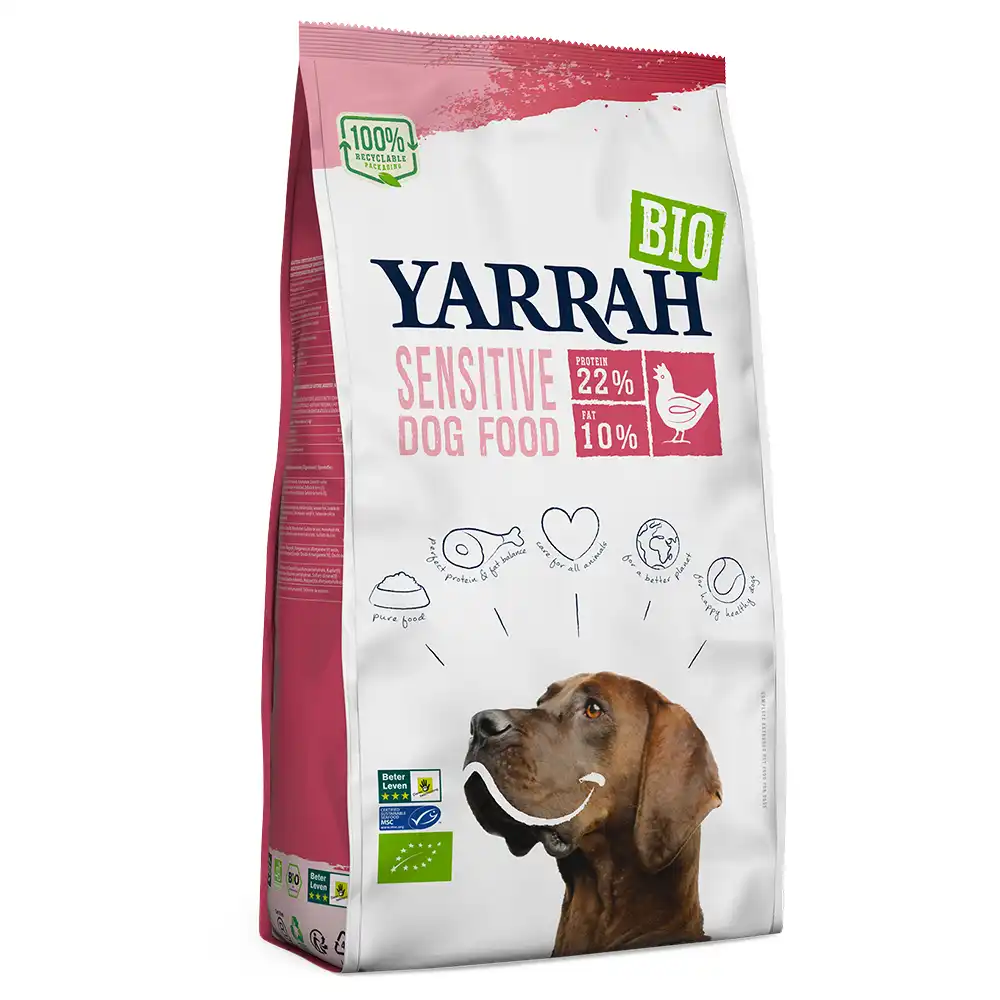 Yarrah Sensitive pienso ecológico con pollo y arroz - 2 kg