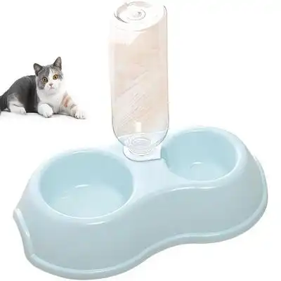 ZooVenture Comedero gatos acero inoxidable - Ergonómico, antideslizante - Azul - Zooventure - Comparador de precios