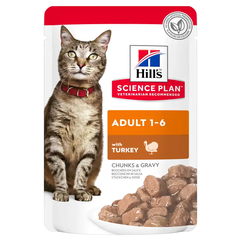 Hill's Feline Adult Pavo (sobre) 85 gr.