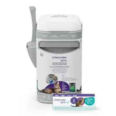 Cubo para arenero LitterLocker Litter Genie® Platinum - LitterLocker® Platinum, blanco (incluye un cartucho) - Litter Genie - Comparador de precios