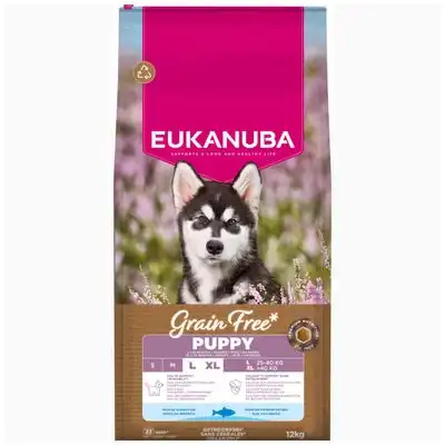 Eukanuba Grain Free Puppy Large & Giant Breed pescado de mar - 12 kg - Eukanuba - Comparador de precios