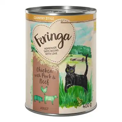 Feringa Menú Country Style 6 x 400 g - Pollo, cerdo, vacuno - Feringa - Comparador de precios