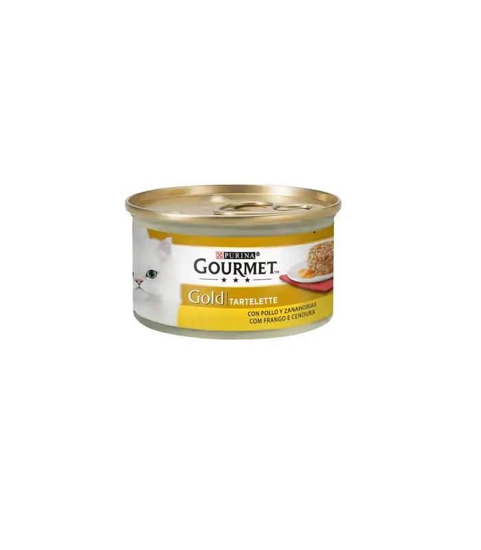 Gourmet Gold para gatos Tartalette [2 sabores], Unidades 24 unidades de 85 gr