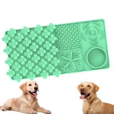 HausPets Alfombrilla para lamer para perros y gatos, color morado - verde - HausPets - Comparador de precios