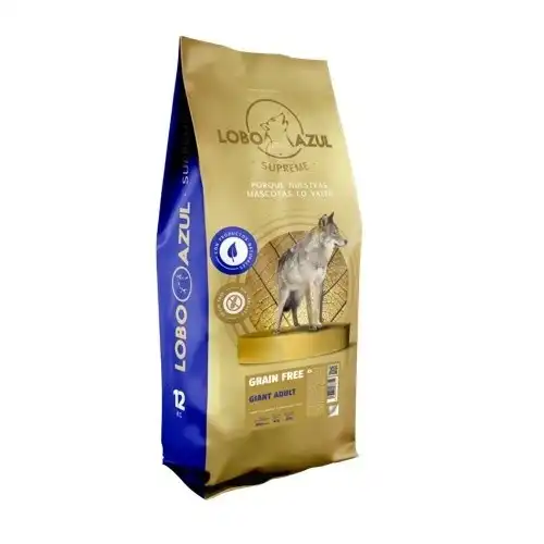 Lobo azul pienso grain free sabor pollo para perros adultos grandes y gigantes - Piensos Lobo Azul - Comparador de precios