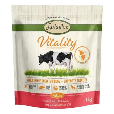 Lukullus Vitality Apoyo a la movilidad Sin Cereales con vacuno - 5 x 1 kg - Pack Ahorro - Lukullus - Comparador de precios