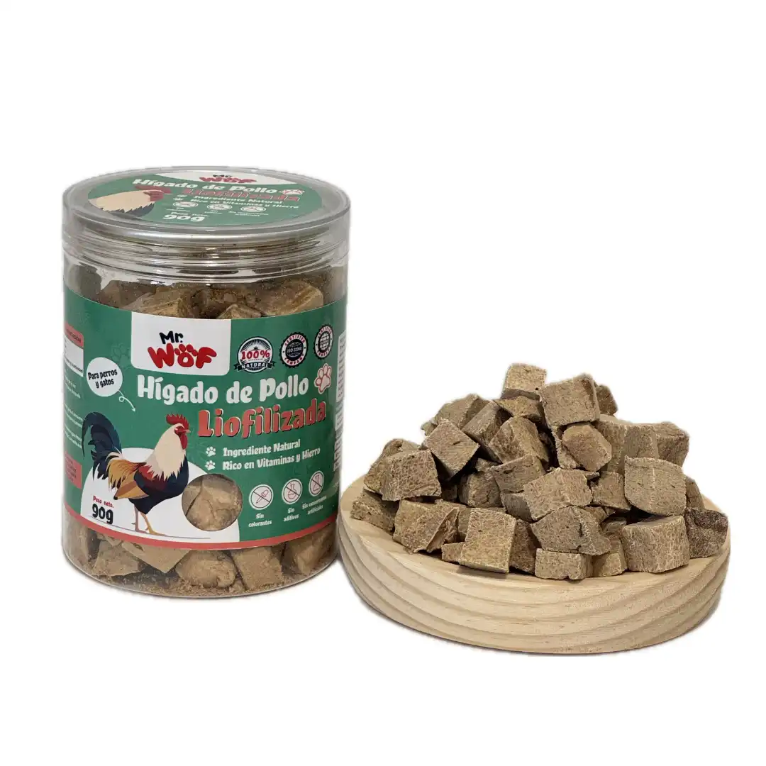 MR.WOF Mr Wof Cubos Hígado Pollo Liofilizado - 90 g - Mr.Wof - Comparador de precios