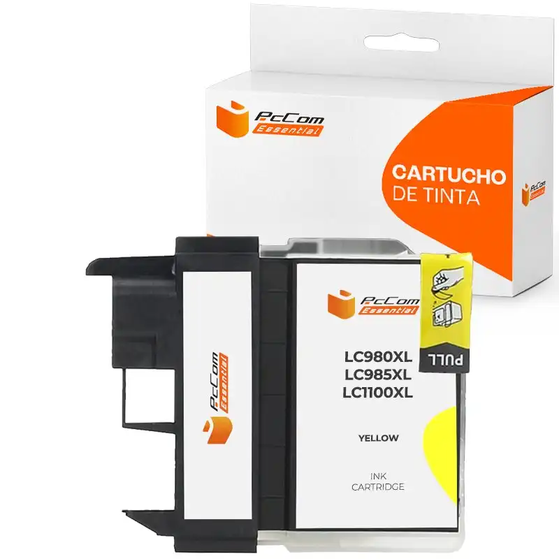 Pccom Essential Brother Lc980xl/lc1100xl/lc985xl Cartucho Tinta Compatible Amarillo