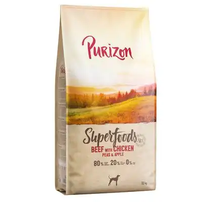 Purizon Superfoods vacuno con pollo, guisantes y manzanas - 12 kg - Purizon - Comparador de precios