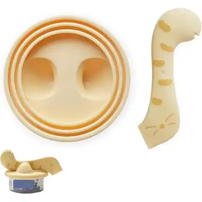 Reitlaze Tapas para recipientes de comida mascotas, cuchara dosificadora - AMARILLO - Reitlaze - Comparador de precios