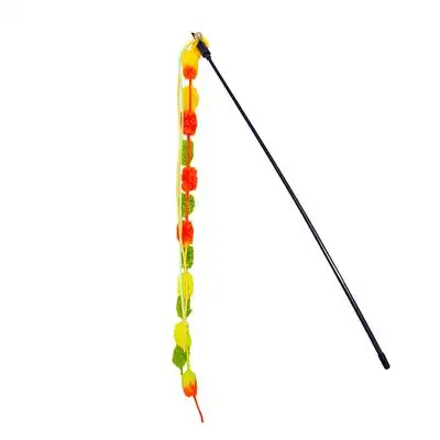 Reitlaze  varita para gatos con cascabel - naranja - Uamly - Comparador de precios