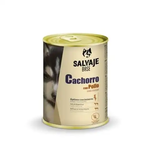 Salvaje Base Pollo lata para cachorros