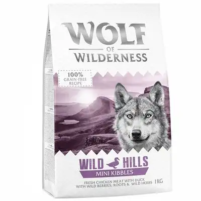 Wolf of Wilderness Mini Wild Hills con pato - 1 kg - Wolf of Wilderness - Comparador de precios