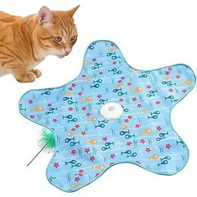 ZooVenture  interactivo para gatos - Silencioso, ABS, con rascador - Azul - Zooventure - Comparador de precios