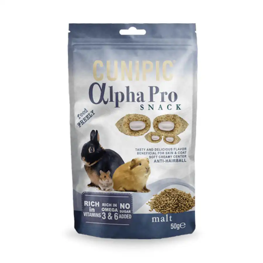 Cunipic Alpha Pro Snack Roedores Malta 50 gr.