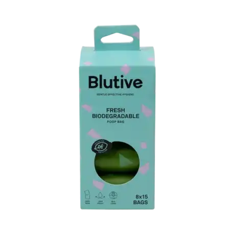Blutive Bolsas Higiénicas Biodegradables Para Perro Aroma Fresh 120 Bolsas (Pack 8x15ud) - Blutive - Comparador de precios