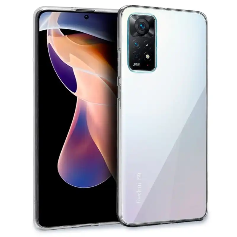 Cool Funda Silicona Transparente para Xiaomi Redmi Note 11 Pro/Note 11 Pro 5G/Poco X4 Pro 5G