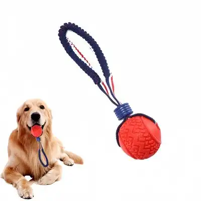 FurryFusion cuerda elástica, neumáticos, pelota, juguetes para perros - Rojo - Furry Fusion - Comparador de precios