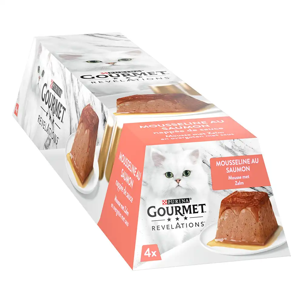 Gourmet Revelations Mousse 4 x 57 g - Salmón - Gourmet - Comparador de precios