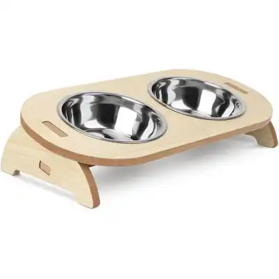 HausPets Cuencos elevados OWill, cuencos elevados 15°, soporte inclinado, 2 - 2 piezas - HausPets - Comparador de precios