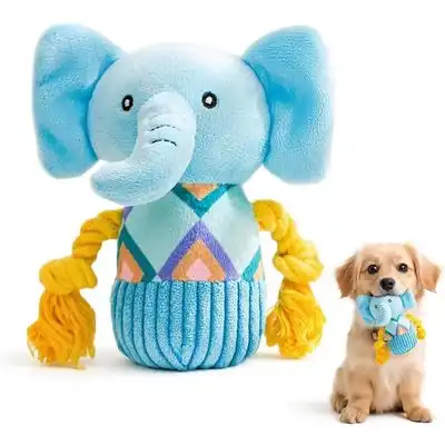 HausPets  Elefante de Cuerda para Perros Medianos y Grandes - Diseño: Elefante - Zooventure - Comparador de precios