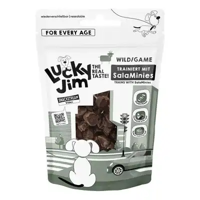 Lucky Jim Salamini snacks para perros - 70 g venado - Lucky Jim - Comparador de precios