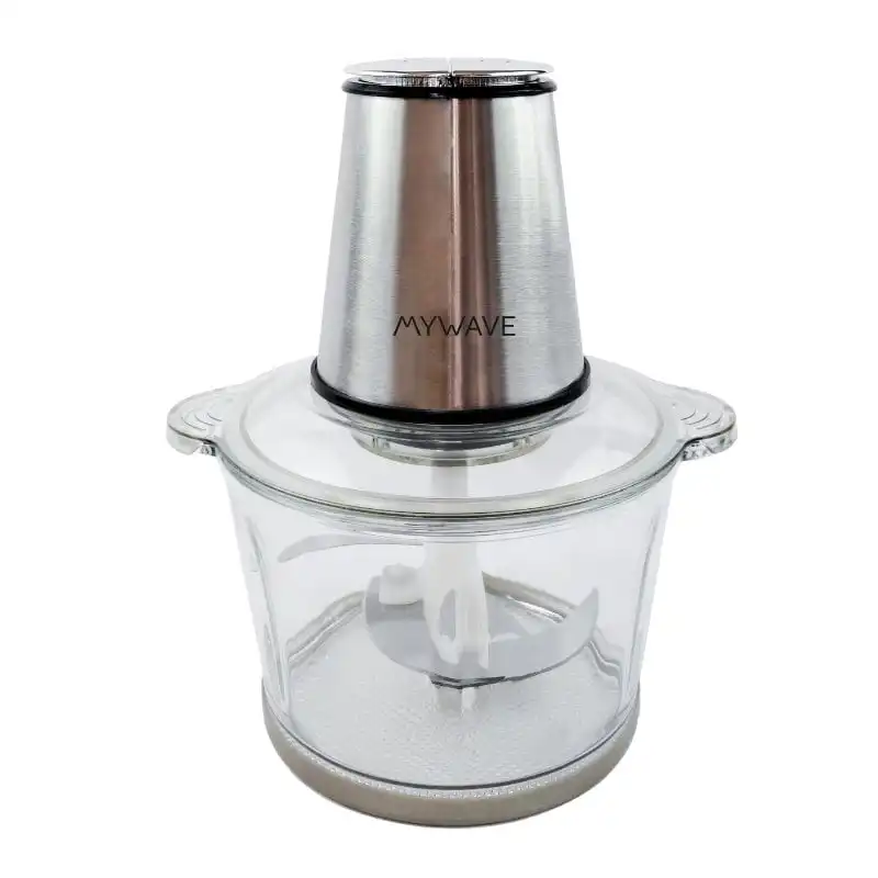 MyWave MWPC-MIN Picadora de Alimentos 400W con Cuchillas de Acero Inoxidable