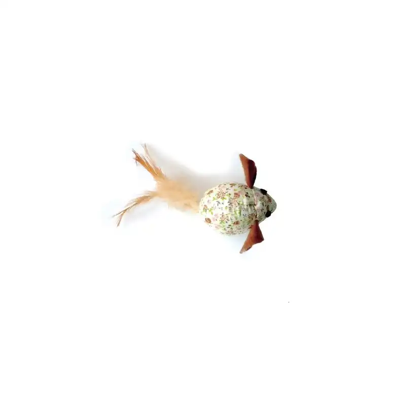 Raton Con Catnip Y Pluma Nayeco Para Gato 7 Cm 1 Unidad. - Nayeco - Comparador de precios