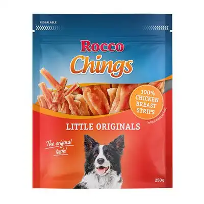 Rocco Chings Little Originals tiras cortas de carne - Pechuga de pollo 4 x 250 g - Rocco - Comparador de precios